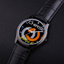 Chirse Clothing Company Waterproof Watch With Black Genuine Leather Band - Chirse Clothing Company 