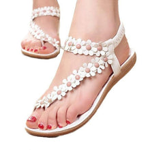 Summer Bohemia Sweet Beaded Sandals Clip Toe Sandals Beach Shoes - Chirse Clothing Company 