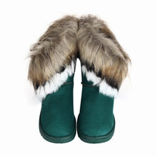 Fashion Women Boots Flat Ankle Fur Lined Winter Warm Snow Shoes - Chirse Clothing Company 