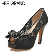 HEE GRAND Butterfly-knot Women Heels with  Retro Office Women Comfortable Wearing 2018 NEW Trend for the Fashion Shoes WXG516 - Chirse Clothing Company 
