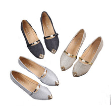 Spring autumn pointy flat-bottomed shoes soft end comfort bean shoes - Chirse Clothing Company 